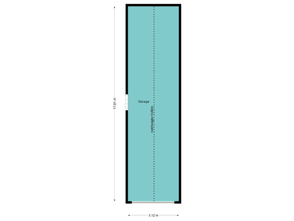 Bekijk plattegrond van Garage van Schuttersweg 28