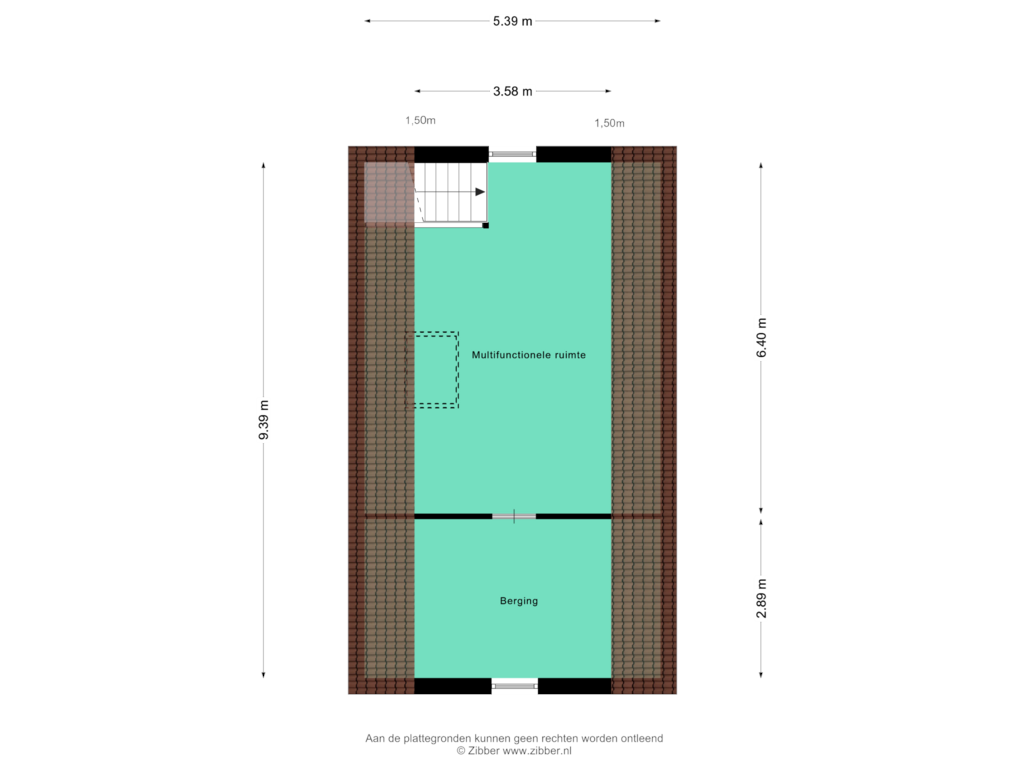 View floorplan of Bijgebouw of Beerschemaasweg 14