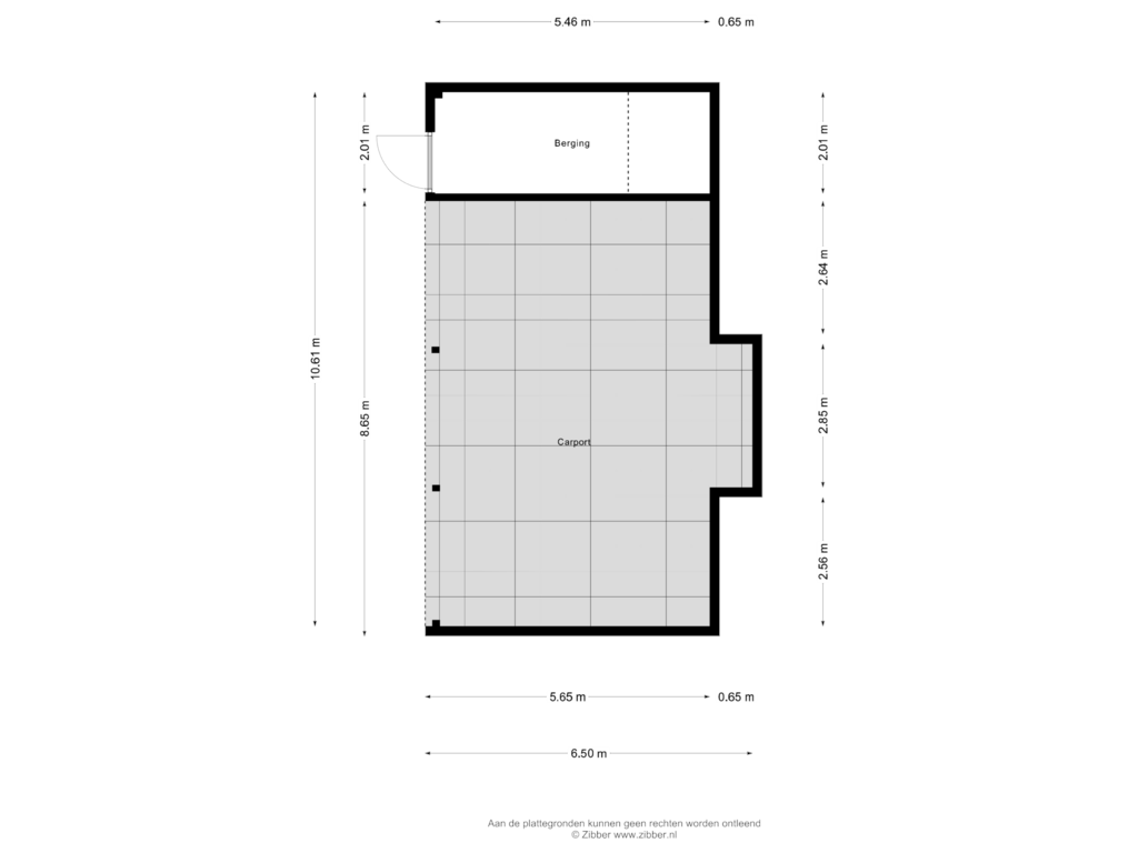 View floorplan of Berging of Beerschemaasweg 14