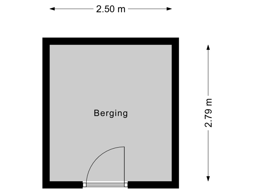 Bekijk plattegrond van Berging van Jan van Nassaupark 39