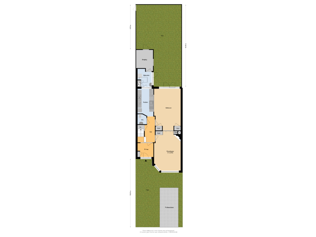 Bekijk plattegrond van Situatie van Herenweg 148