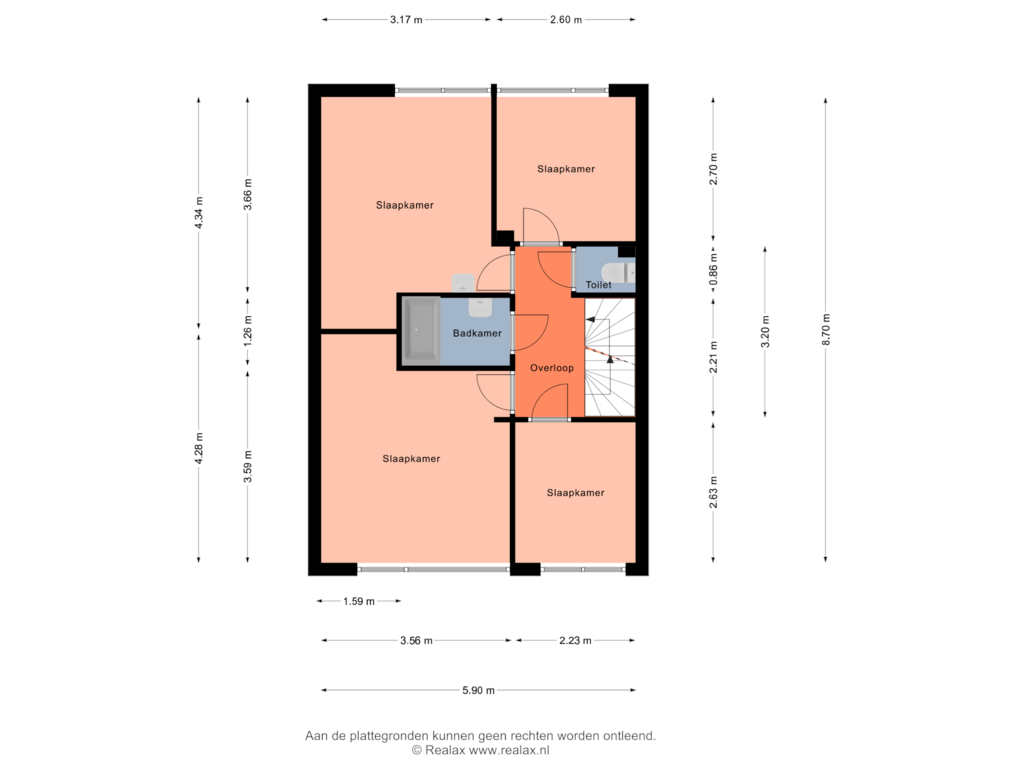 Bekijk plattegrond van Verdieping 1 van Wiersseweg 24