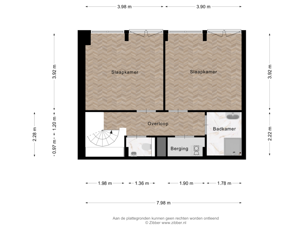 Bekijk plattegrond van Eerste verdieping van Het Baken 4