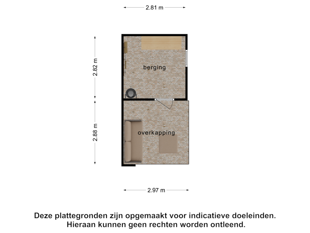 View floorplan of Berging of Struweel 7