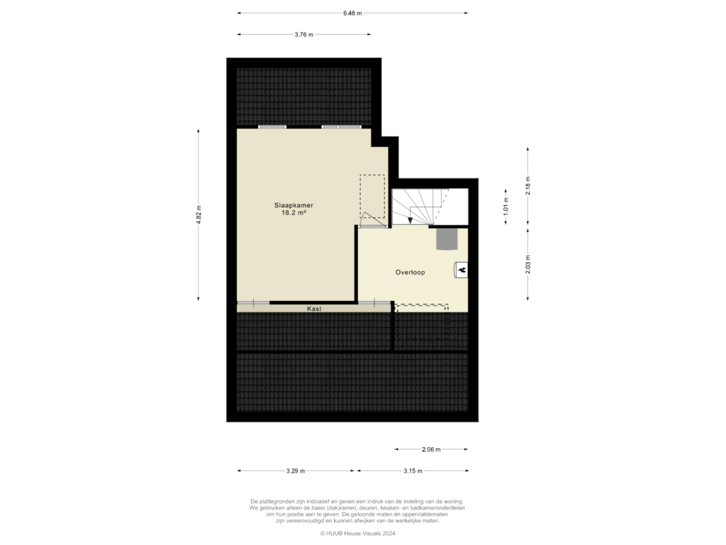 View floorplan of 2e Verdieping of Karveel 49 50