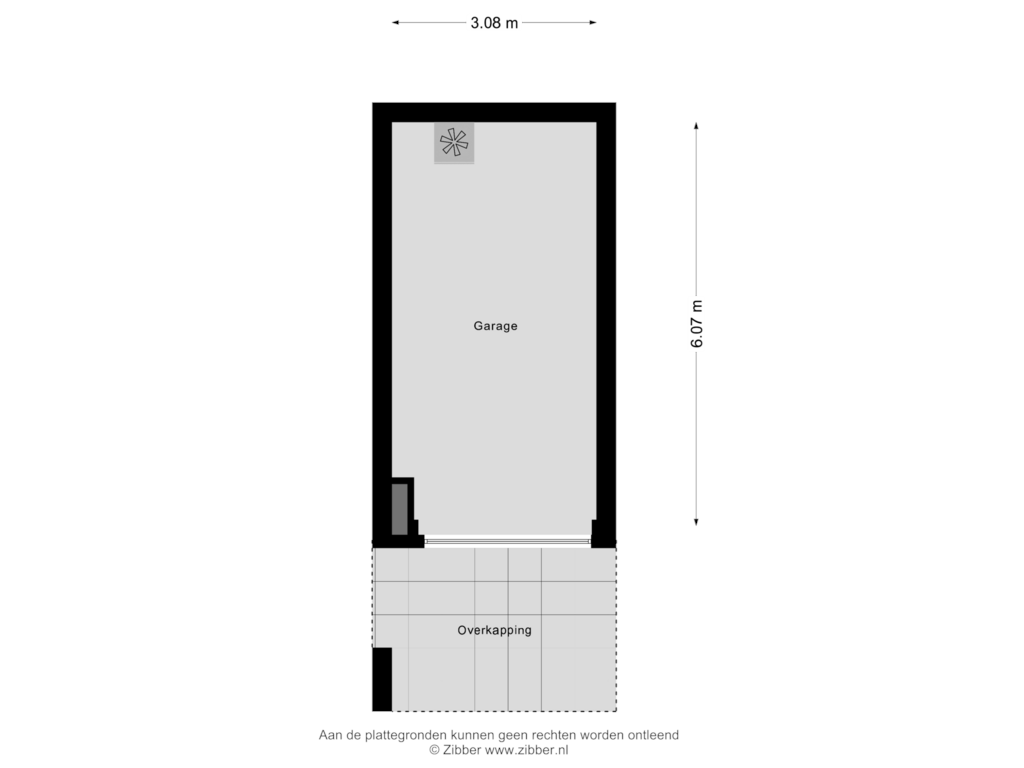 View floorplan of Garage of Sint Jacobslaan 40