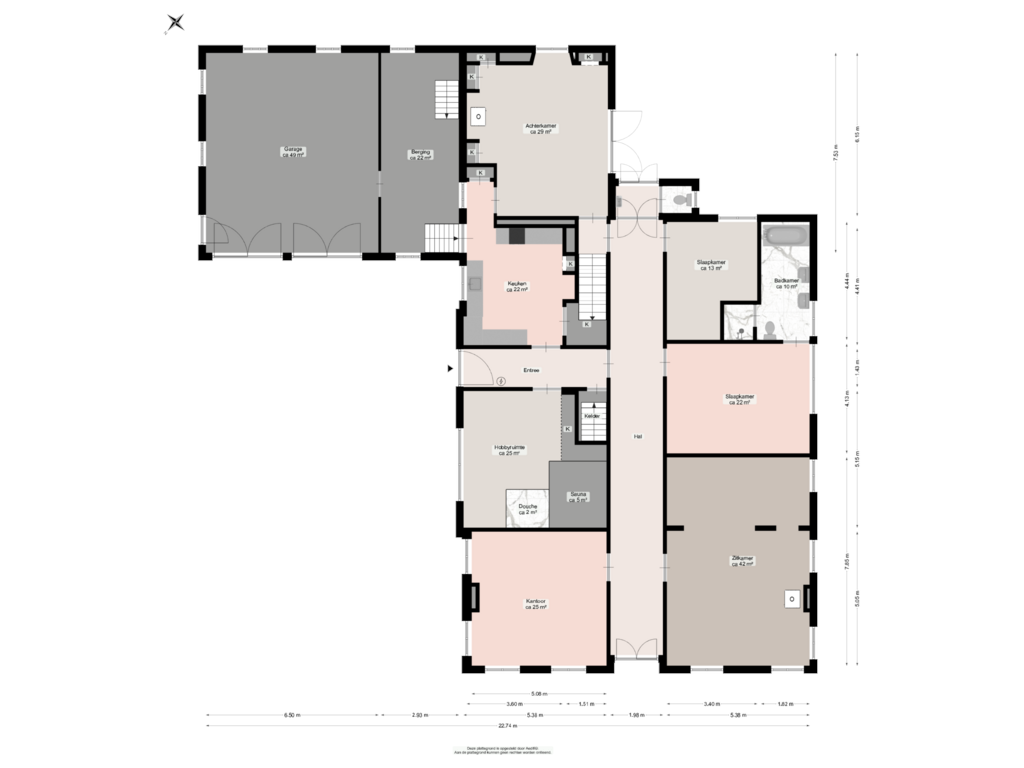 Bekijk plattegrond van Begane grond van Woldweg 7