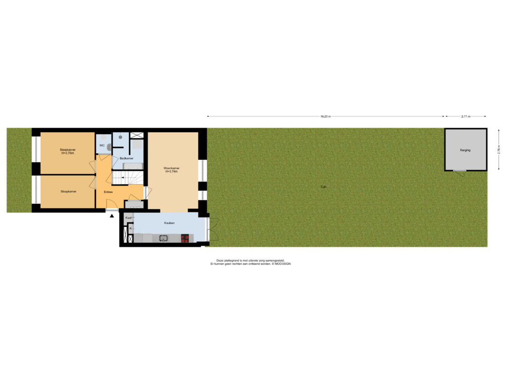 Bekijk plattegrond van Situatie van Schoollaan 66-A