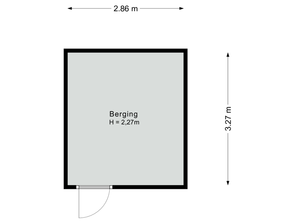 Bekijk plattegrond van Berging van Groep Werninkhof 42