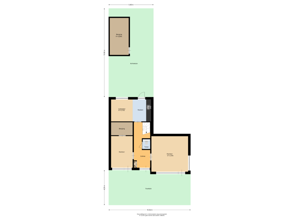 Bekijk plattegrond van Situatie van Simone de Beauvoirstraat 79