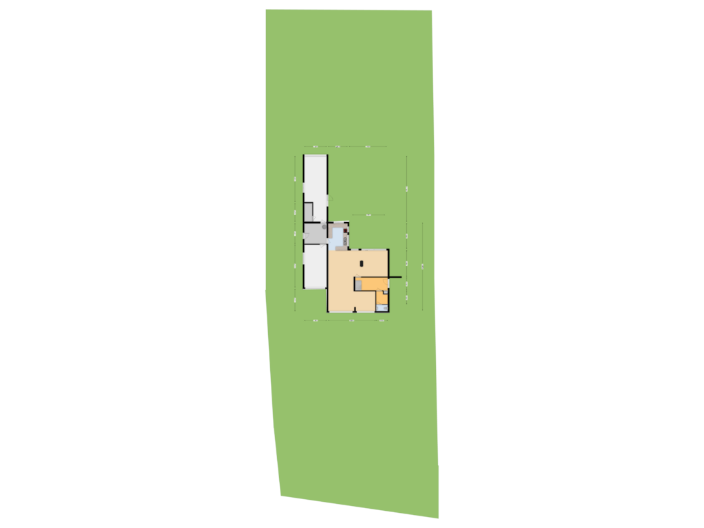 Bekijk plattegrond van perceel van Achterwillenseweg 128