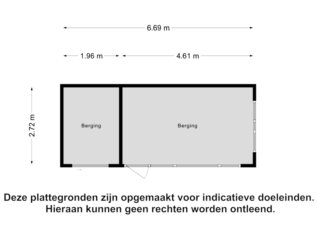 Bekijk plattegrond van Berging van Molenstraat 1