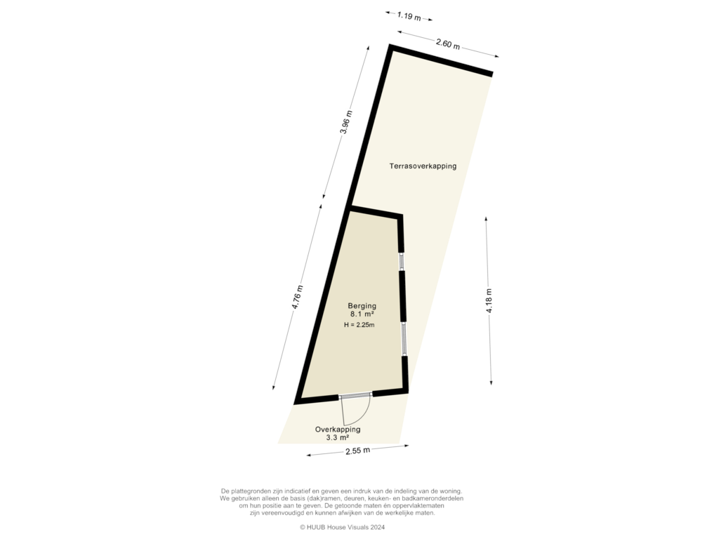 Bekijk plattegrond van Berging van Julianaweg 5