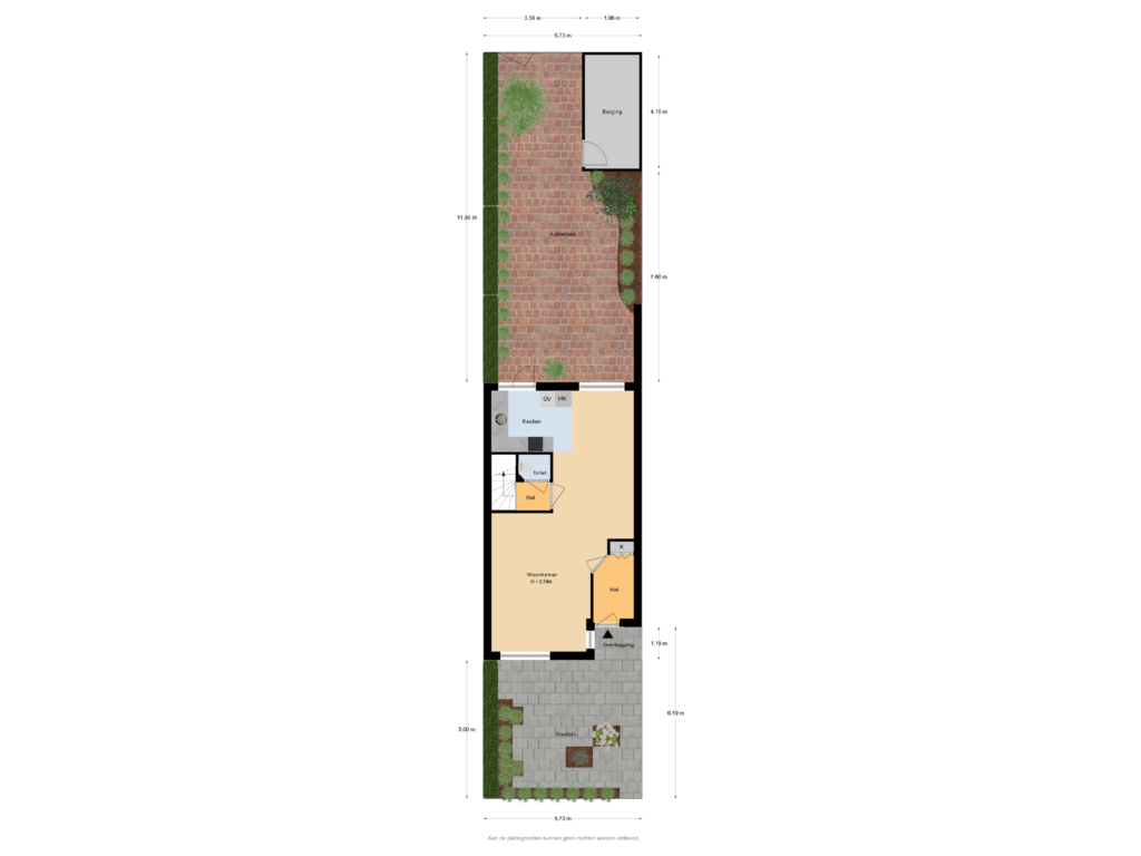 View floorplan of Situatie of Landmansweide 8