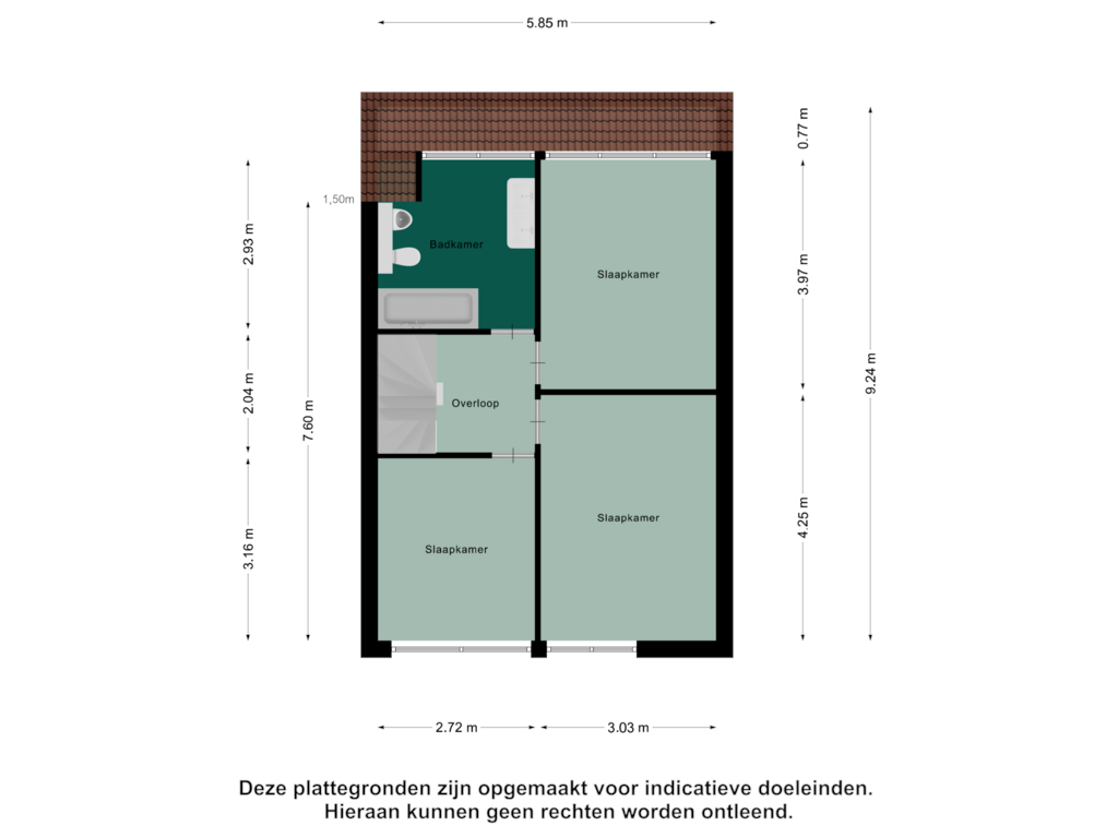 Bekijk plattegrond van Eerste verdieping van Pavanestraat 116