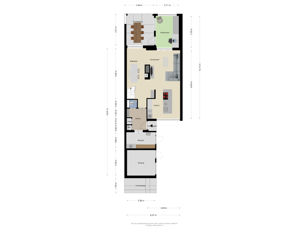 Bekijk plattegrond van Begane Grond van Anna van Lintelolaan 10