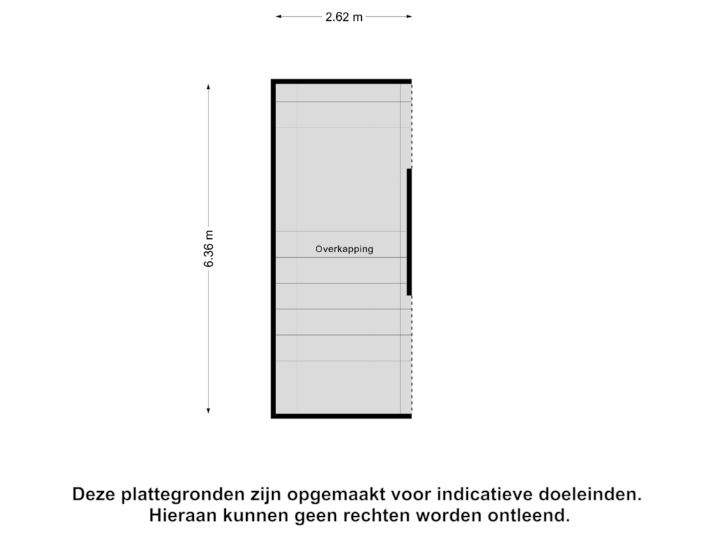 View floorplan of Overkapping of Dwarsweg 1