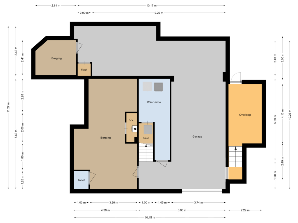 Bekijk plattegrond van Kelder van Lijsterbeslaan 15