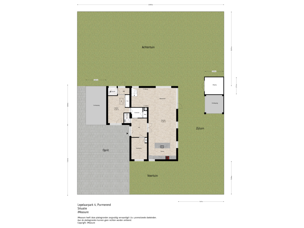 Bekijk plattegrond van Situatie van Lepelaarpark 4