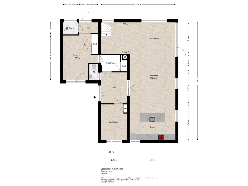 Bekijk plattegrond van Begane-grond van Lepelaarpark 4