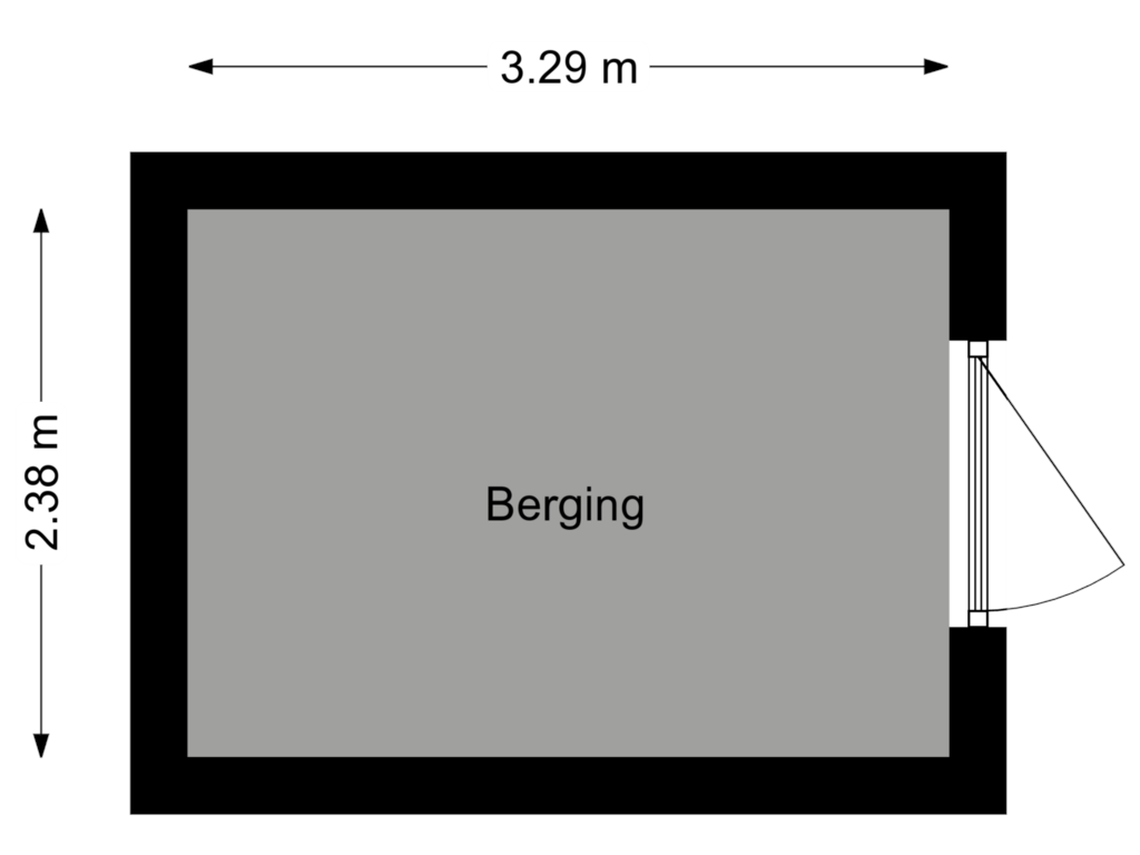 Bekijk plattegrond van Berging van Hof van Brederode 4