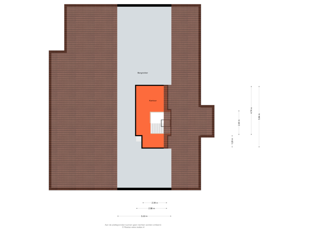 Bekijk plattegrond van Verdieping van Vredenseweg 111