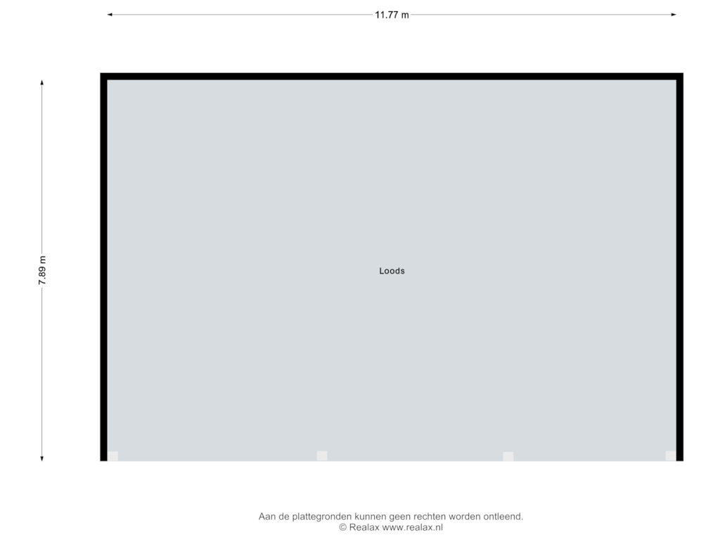 Bekijk plattegrond van Loods van Vredenseweg 111