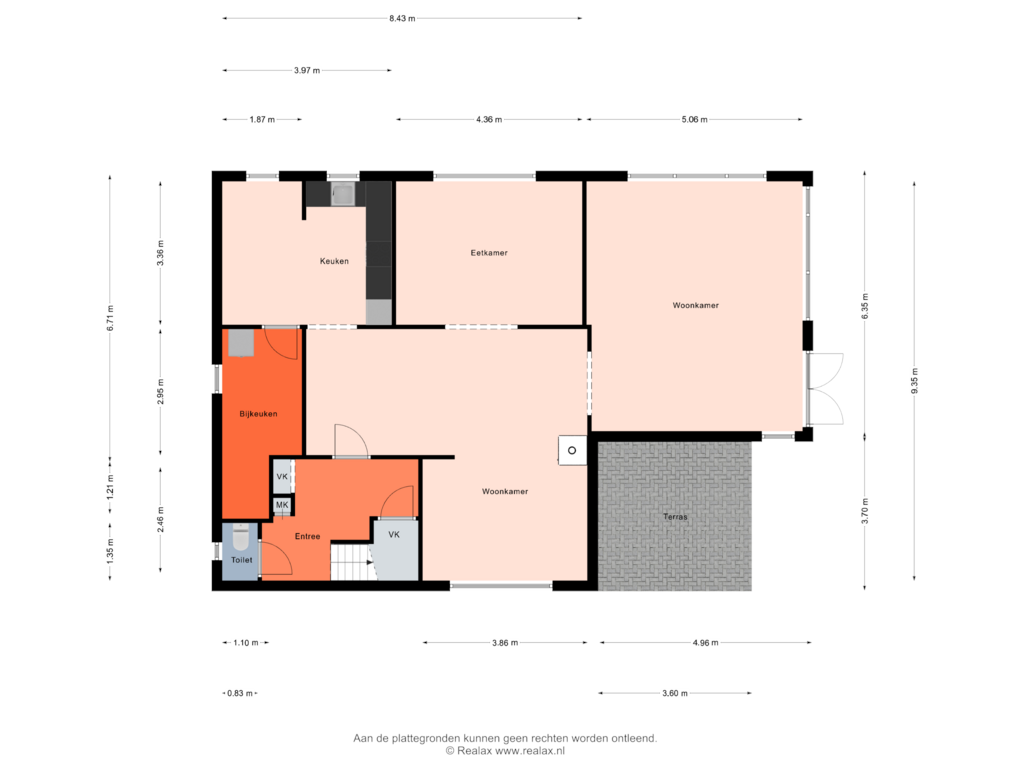 Bekijk plattegrond van Begane grond van Tapuitstraat 13