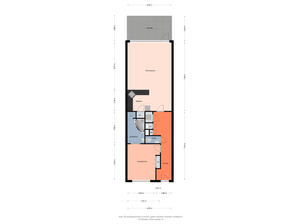 Bekijk plattegrond van Begane grond van Dinant Dijkhuisstraat 68