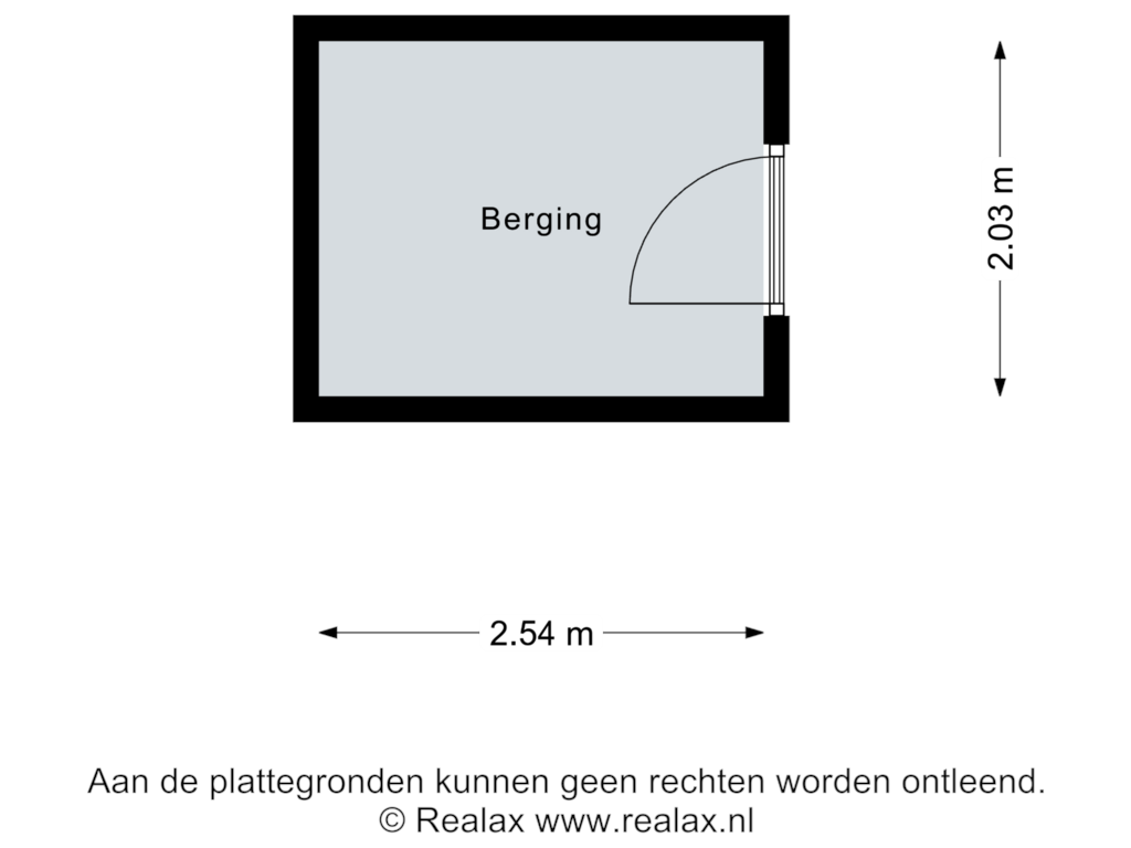 Bekijk plattegrond van Berging van Dinant Dijkhuisstraat 68