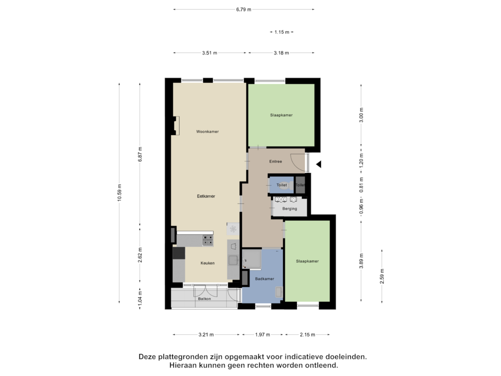 View floorplan of Appartement of Tesselseplein 14