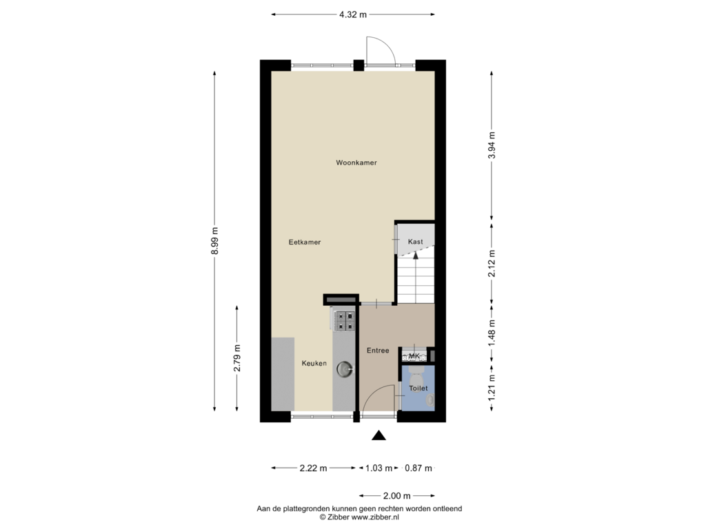 View floorplan of Begane Grond of Antilopespoor 479