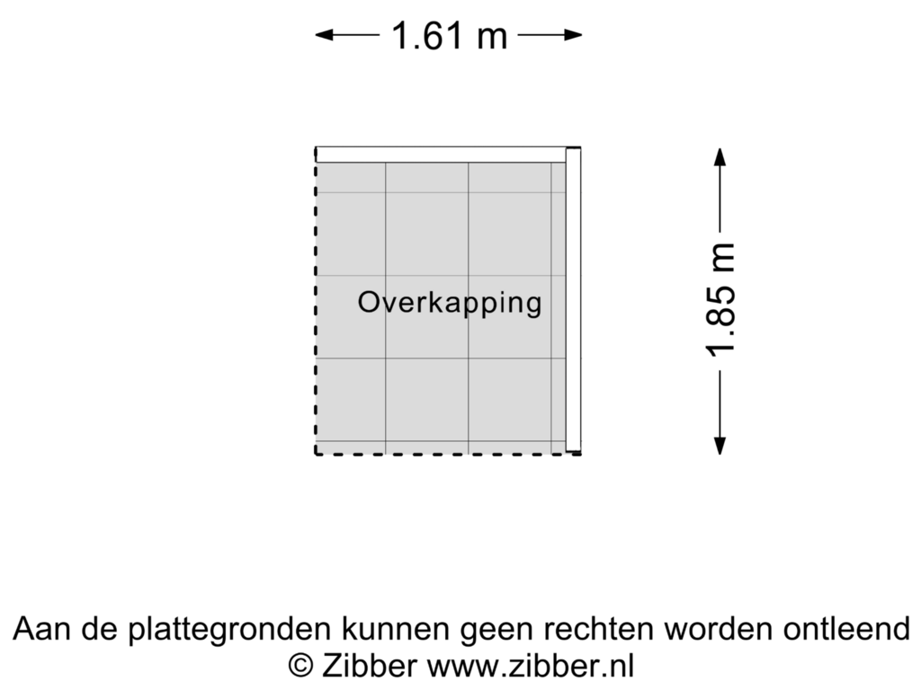 View floorplan of Overkapping of Antilopespoor 479