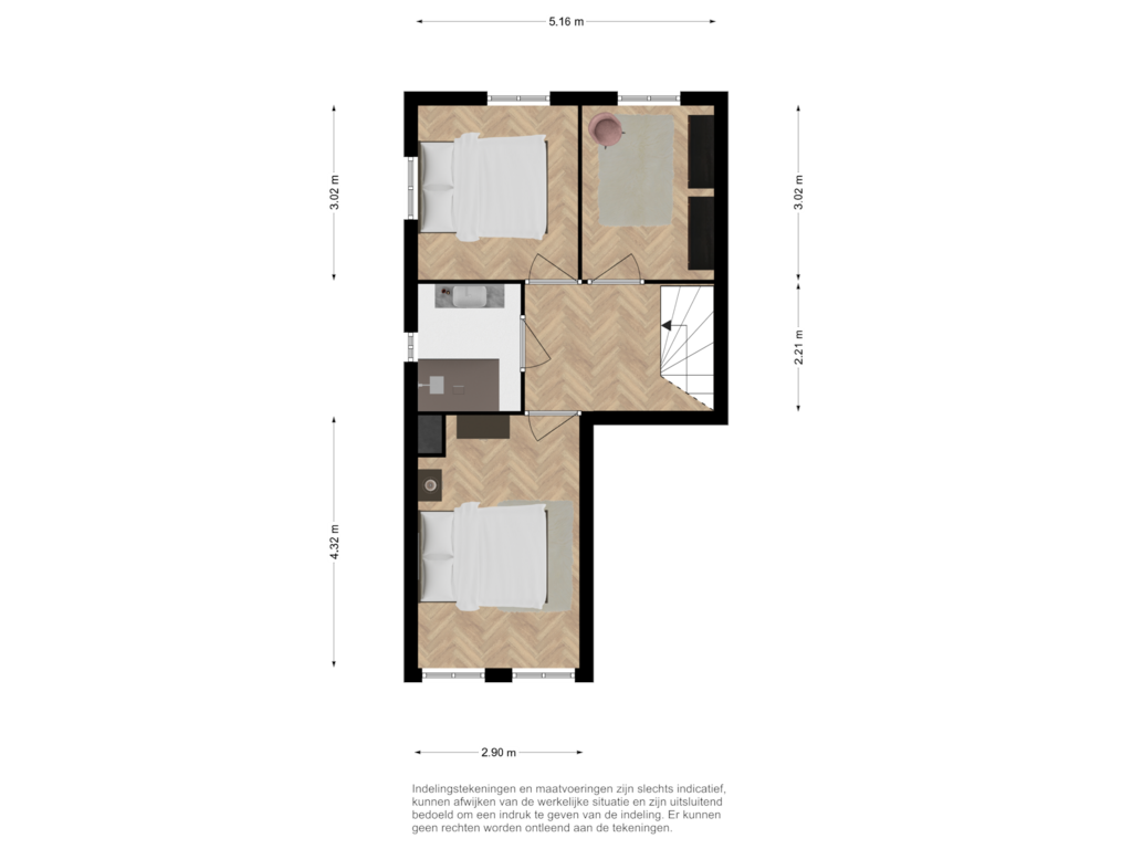 Bekijk plattegrond van Floor 1 van Vlinderveen 610