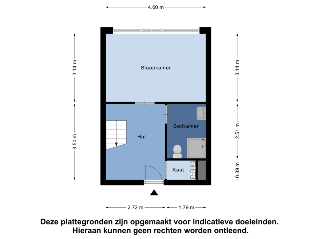 View floorplan of Tweede Verdieping of Klaverhof 119