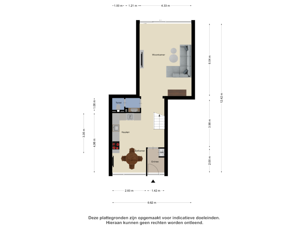 Bekijk plattegrond van Begane grond van Haagbeemd 8