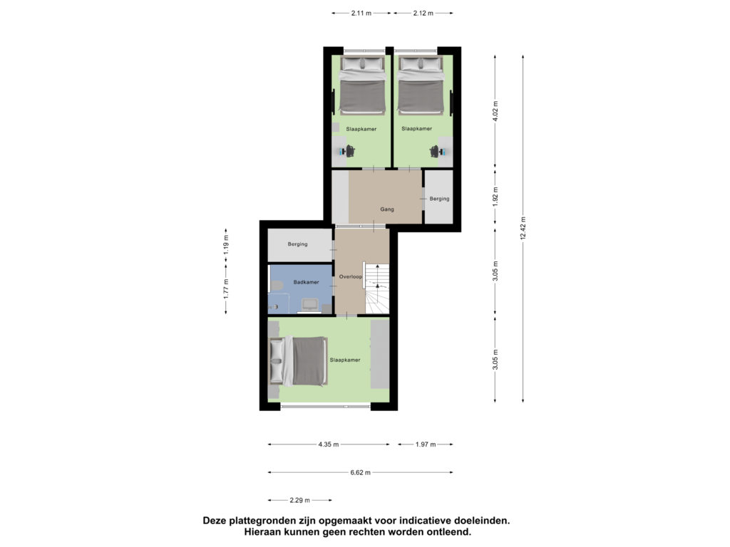 Bekijk plattegrond van Eerste verdieping van Haagbeemd 8