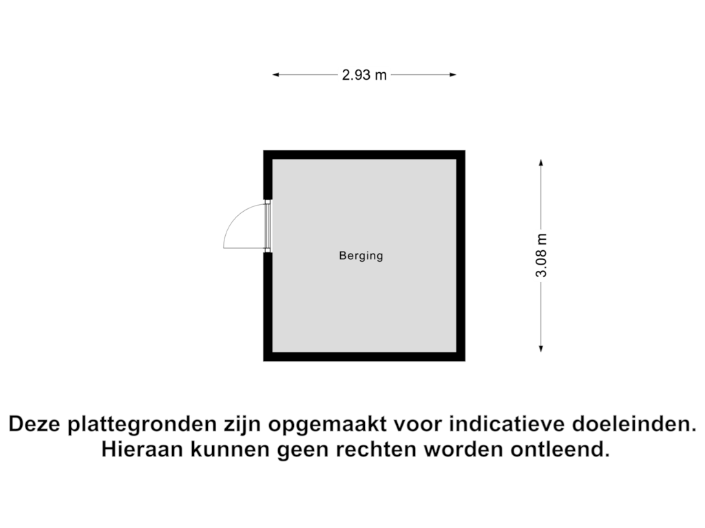 Bekijk plattegrond van Berging van Haagbeemd 8