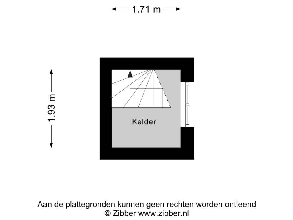 Bekijk plattegrond van Kelder van Brinksestraat 4