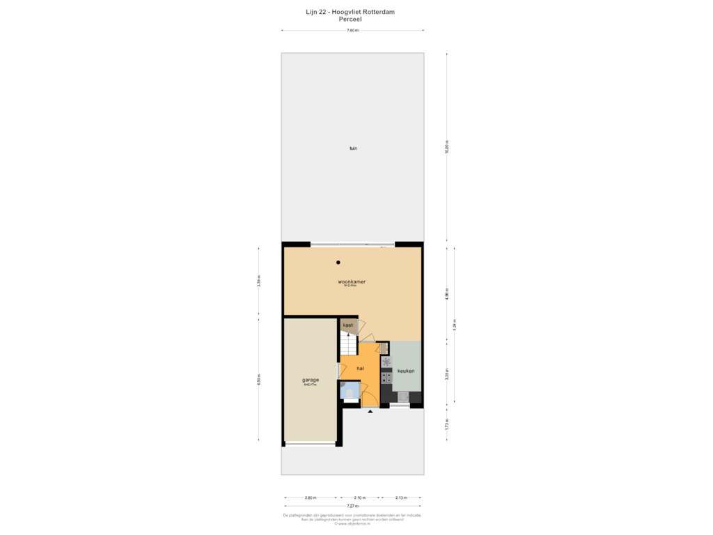 Bekijk plattegrond van PERCEEL van Lijn 22