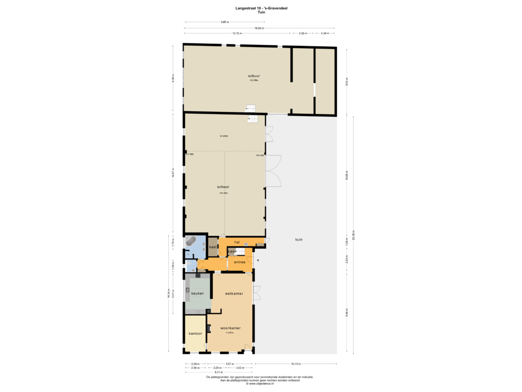 Bekijk plattegrond van Tuin van Langestraat 10