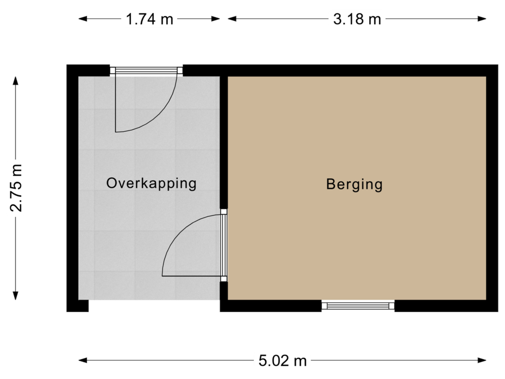 Bekijk plattegrond van Berging van Van Maanenware 30