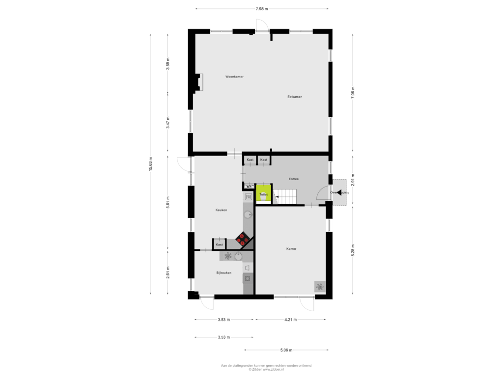 Bekijk plattegrond van Begane Grond van Molenstraat 18