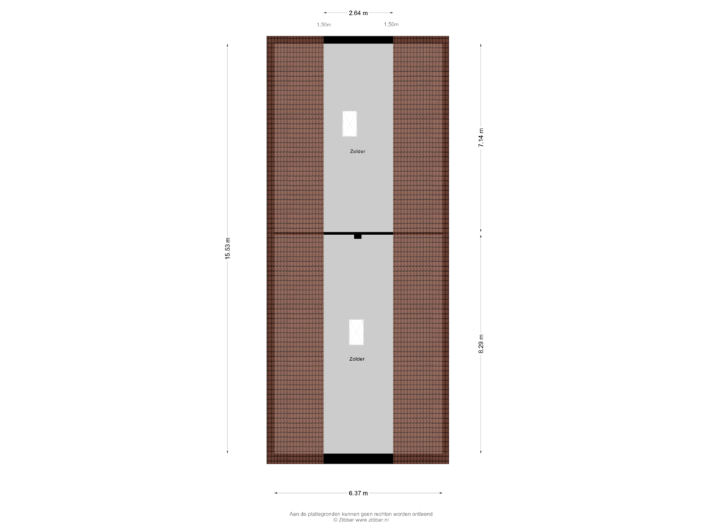 Bekijk plattegrond van Zolder van Molenstraat 18