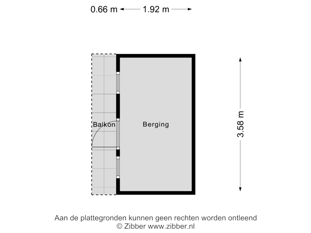 Bekijk plattegrond van Berging van Molenstraat 18