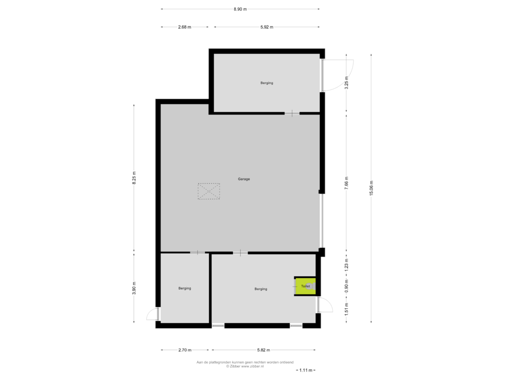 Bekijk plattegrond van Garage van Molenstraat 18