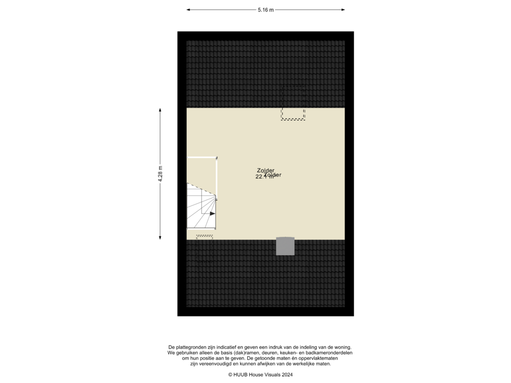 Bekijk plattegrond van 2e Verdieping van Truffautstraat 10