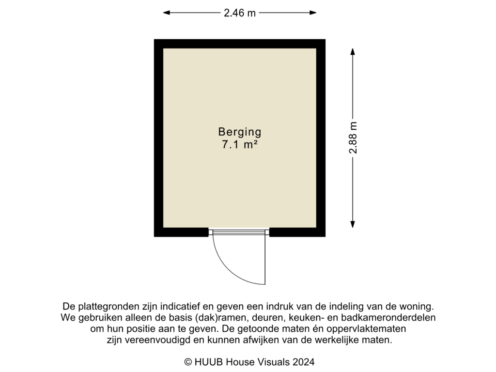 Bekijk plattegrond van Berging van Truffautstraat 10