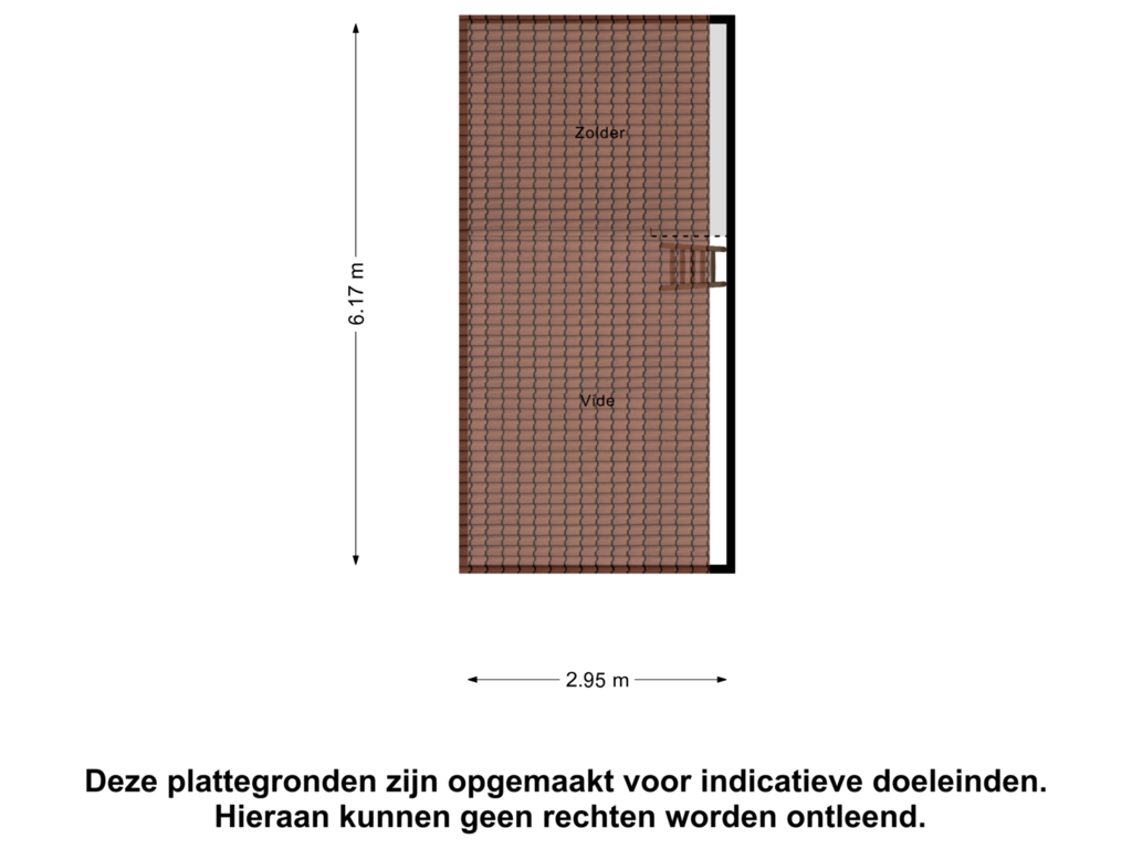 Bekijk plattegrond van Zolder van Van Heeckerensweg 20-B