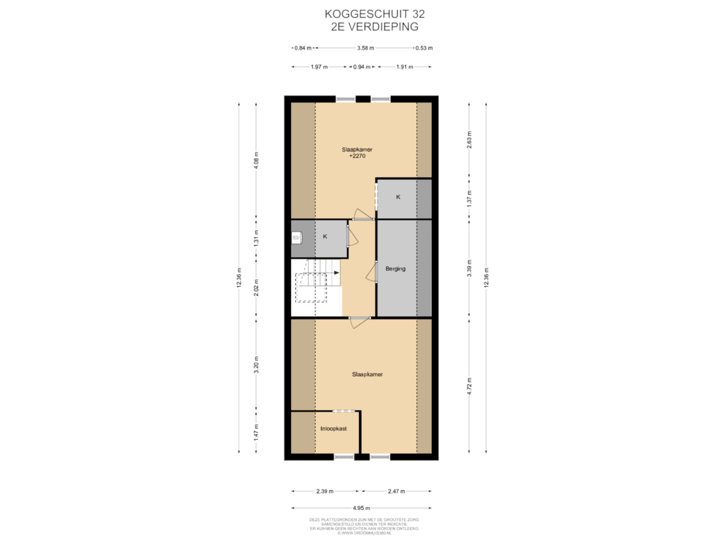 Bekijk plattegrond van 2E Verdieping van Koggeschuit 32